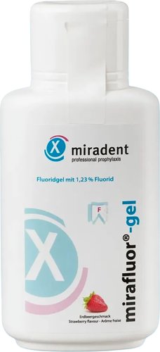 Зубной гель Miradent Mirafluor gel Клубника 605801 (250 мл)
