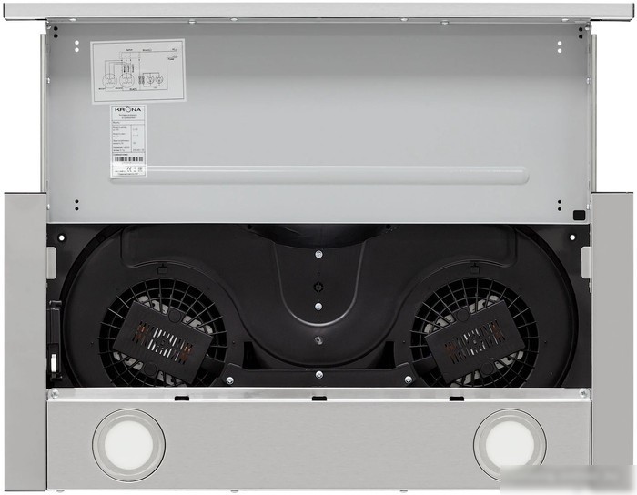 Кухонная вытяжка Krona Kamilla T 600 Inox 2 мотора (нержавеющая сталь)