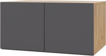Шкаф распашной Modern Челси Ч82 (золотой дуб/графит)