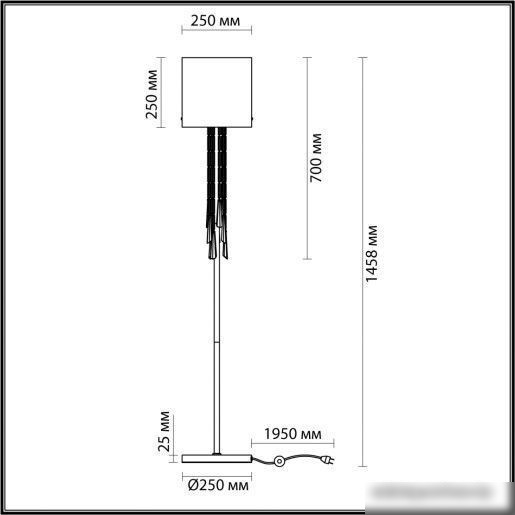 Торшер Odeon Light Nicole 4886/1F