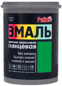 Краска Palizh Глянцевая 1 кг (зеленый)