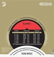 Струны для гитары D'Addario EJ-45C