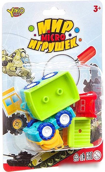 Конструктор Yako Мир micro игрушек M7588 Г93848 Конструктор Yako Мир micro игрушек M7588 Г93848