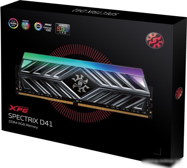 Оперативная память A-Data XPG Spectrix D41 RGB 2x16GB DDR4 PC4-25600 AX4U320016G16A-DT41