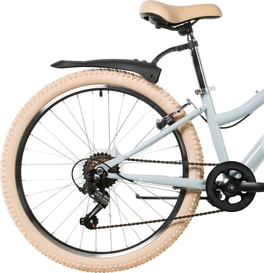 Детский велосипед Novatrack Jenny 24 24SHV.JENNY.12BL6 (голубой, разобранный)