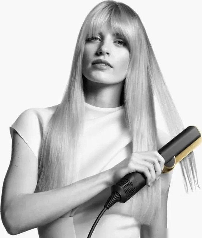 Выпрямитель Dyson Airstrait (с переходником на евровилку, черный оникс/золотистый)