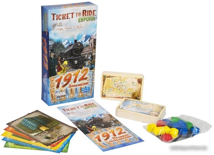 Настольная игра Мир Хобби Ticket To Ride: Европа: 1912