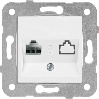 Розетка компьютерная Panasonic Arkedia Slim WKTT04042WH-RU