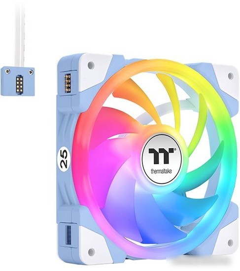 Набор вентиляторов Thermaltake Swafan EX12 ARGB Hydrangea Blue TT Premium Edition 3-Fan Pack CL-F183-PL12BU-A