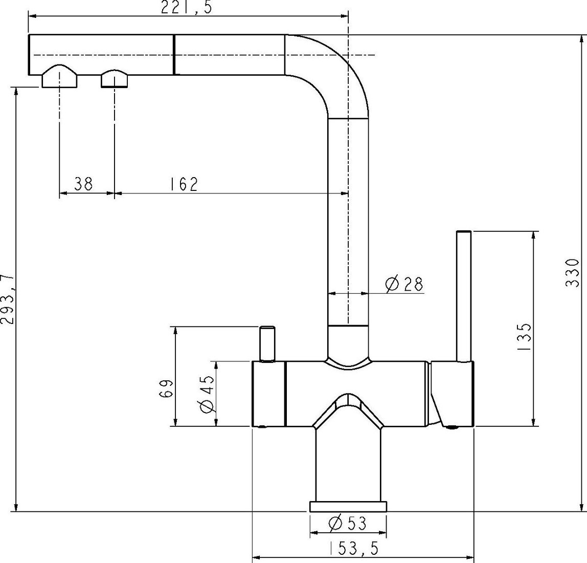 Смеситель Paulmark Se213222-WH