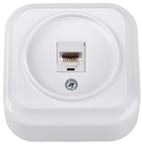 Розетка компьютерная Bylectrica РК18-5111 (белый)