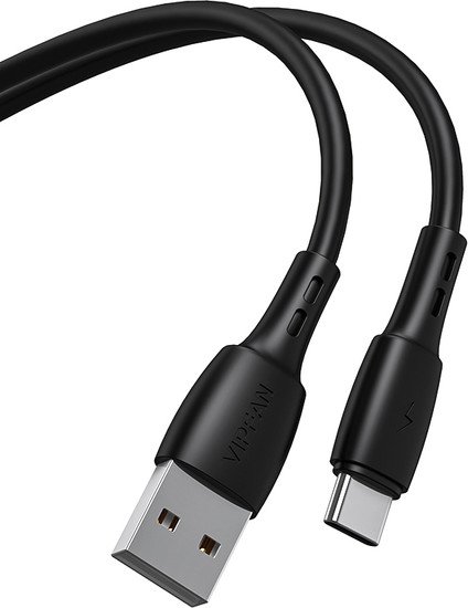 Кабель Vipfan X05 USB Type-A - USB Type-C (3 м, черный)