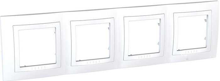 Рамка Schneider Electric Unica MGU2.008.18 (белый)