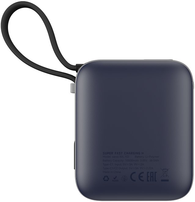 Внешний аккумулятор SAROS AXL102 10000mAh (темно-синий)