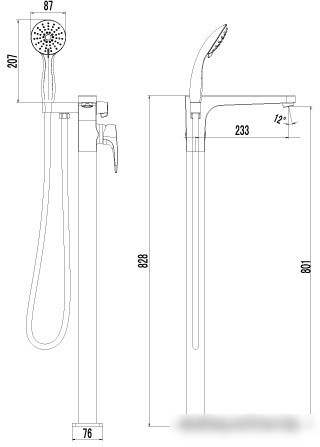Смеситель Lemark Shift [LM4344C]
