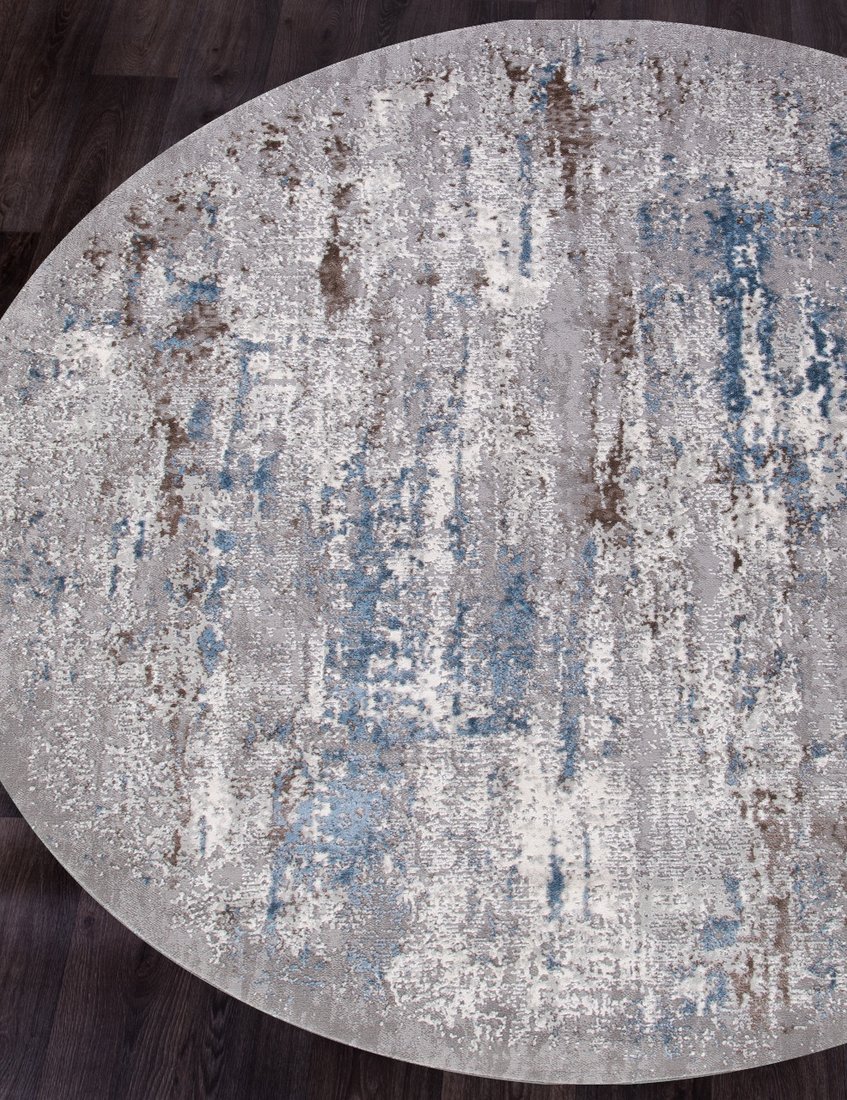 Ковер для жилой комнаты Karmen Hali Armina 03856A-DAIRE-BLUE-BLUE (2х2)
