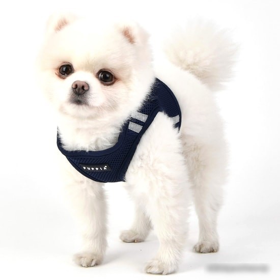 Шлейка-жилетка Puppia Soft PAUA-HB1828-NY-S (синий)