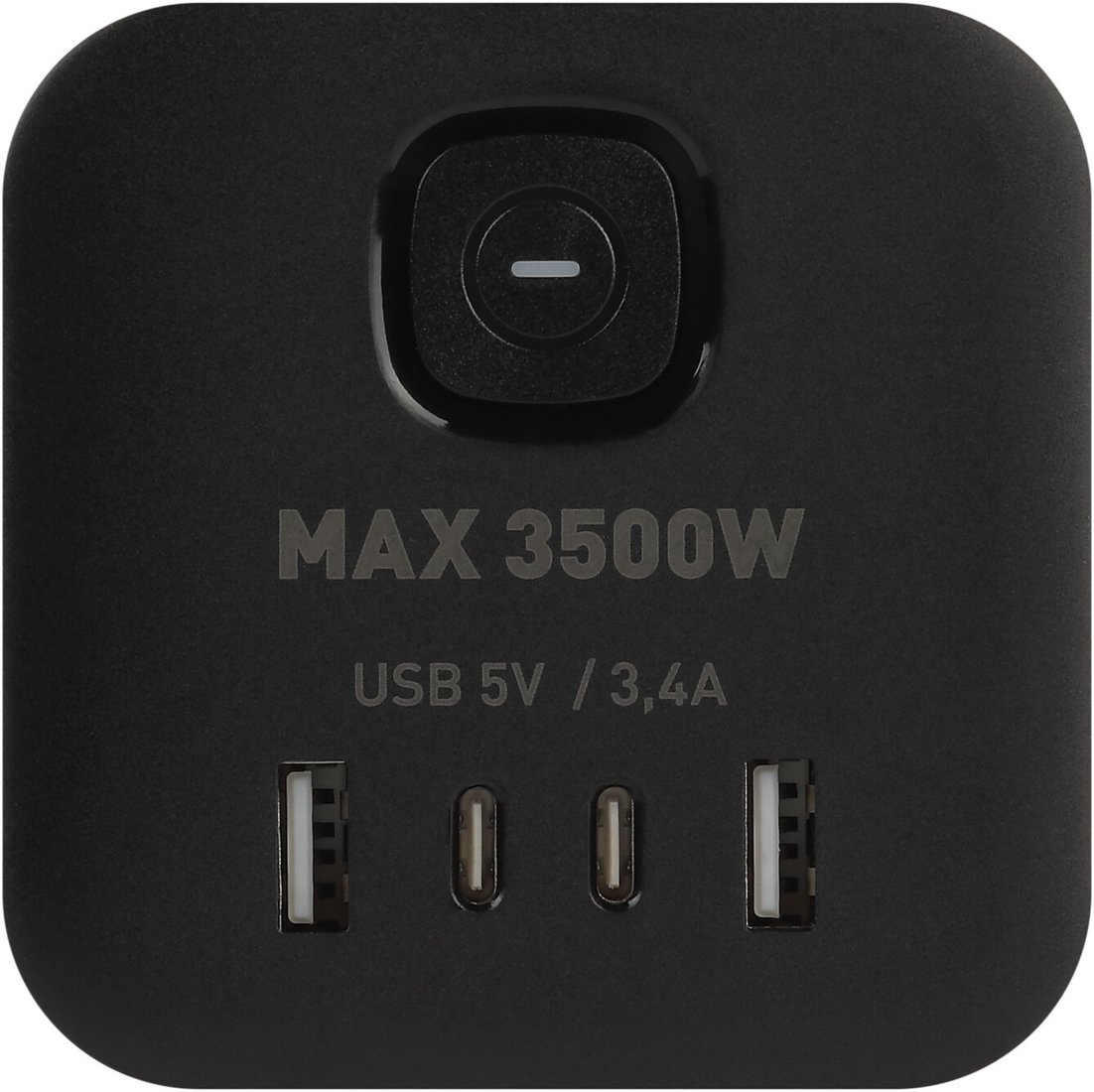 Сетевой фильтр ЭРА CUBE-3es-1.5m-4USB-B Б0069074