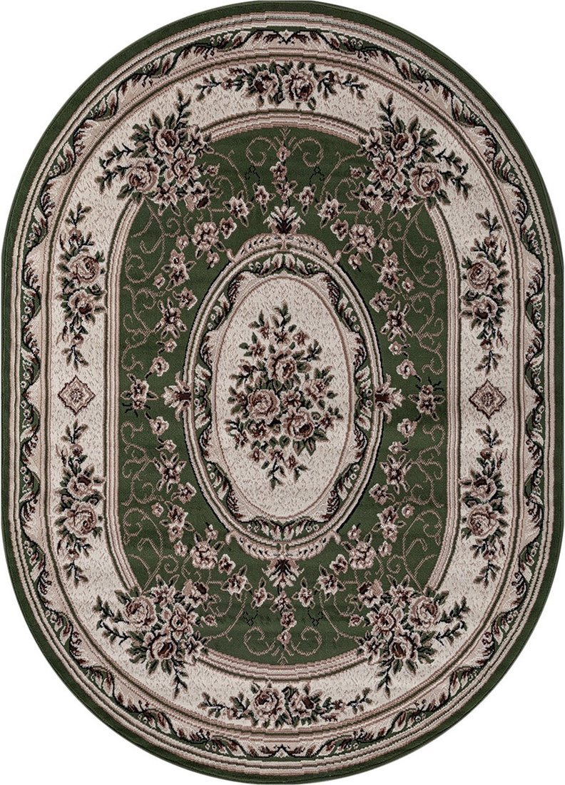 Ковер для жилой комнаты Merinos Gavana 5444-OVAL-GREEN (1.8x2.5)