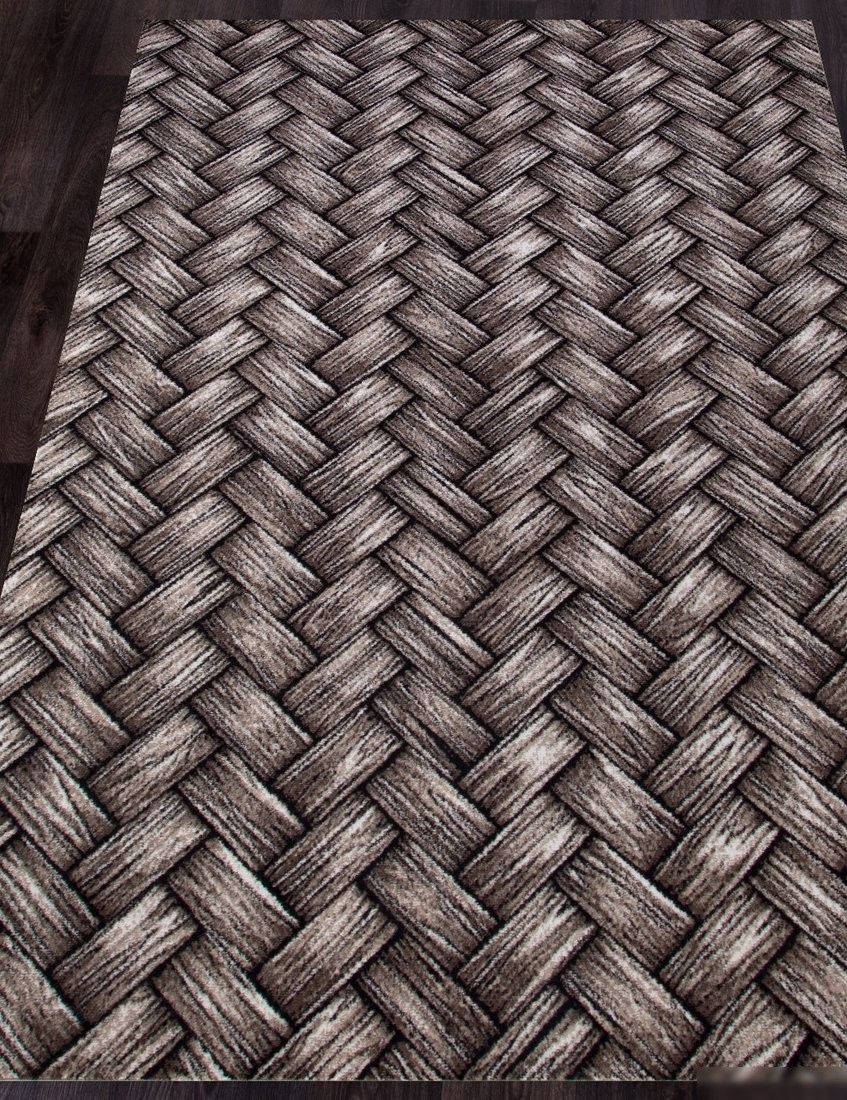 Ковер для жилой комнаты Merinos Sierra D723-STAN-BEIGE-BROWN-2 (1x2)
