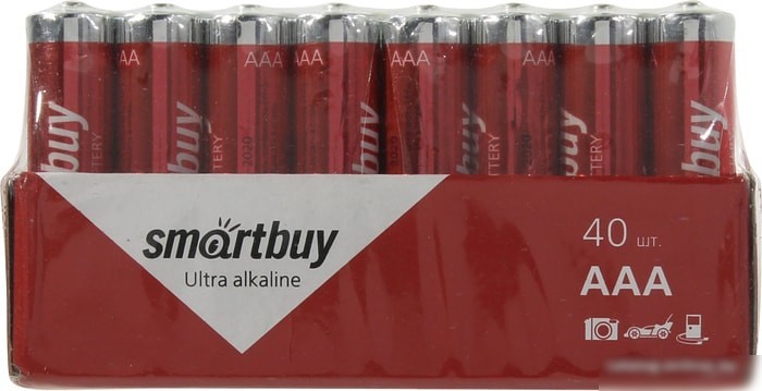 Батарейки SmartBuy Ultra Alkaline AAA 40 шт. LR03/40