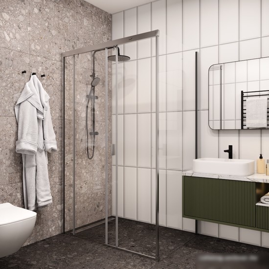 Душевой уголок Cerutti Spa Marbella 120 L 80x120