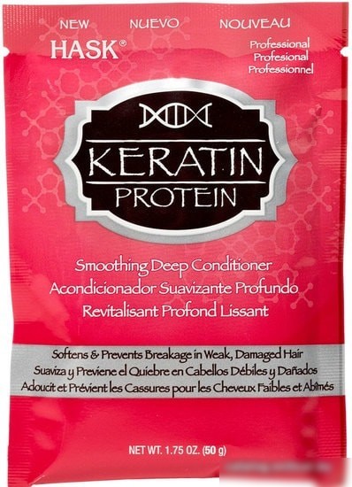 HASK Keratin Protein Разглаживающий кондиционер (50 мл) HASK Keratin Protein Разглаживающий кондиционер (50 мл)