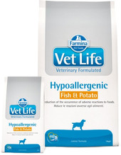 Корм для собак Farmina Vet Life Hypoallergenic Fish&Potato Dog 2 кг