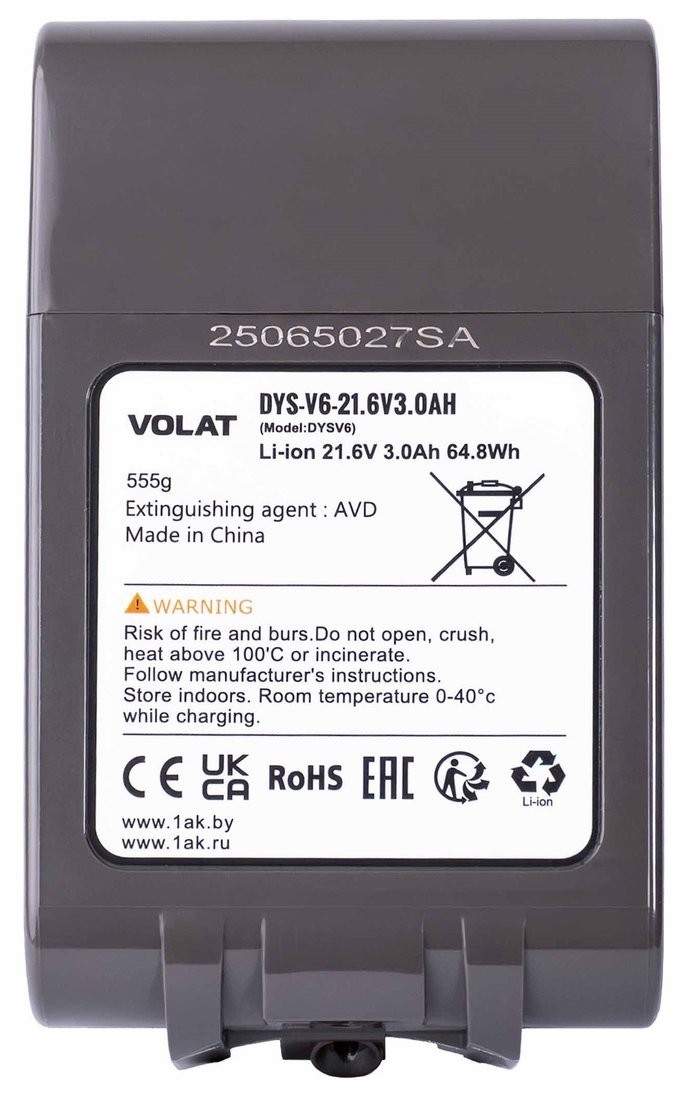 Аккумулятор VOLAT DYS-V6 (21.6В/3 Ah)