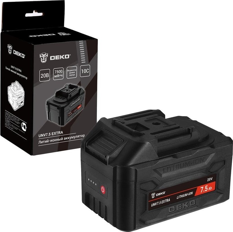 Аккумулятор Deko UNV7.5 Extra 063-4499 (20В/7.5 Ач)