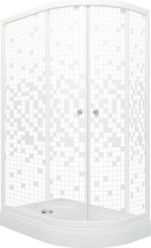 Душевой уголок Triton Коралл А Мозаика 120x80 L
