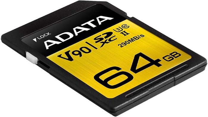 Карта памяти A-Data Premier ONE ASDX64GUII3CL10-C SDXC 64GB