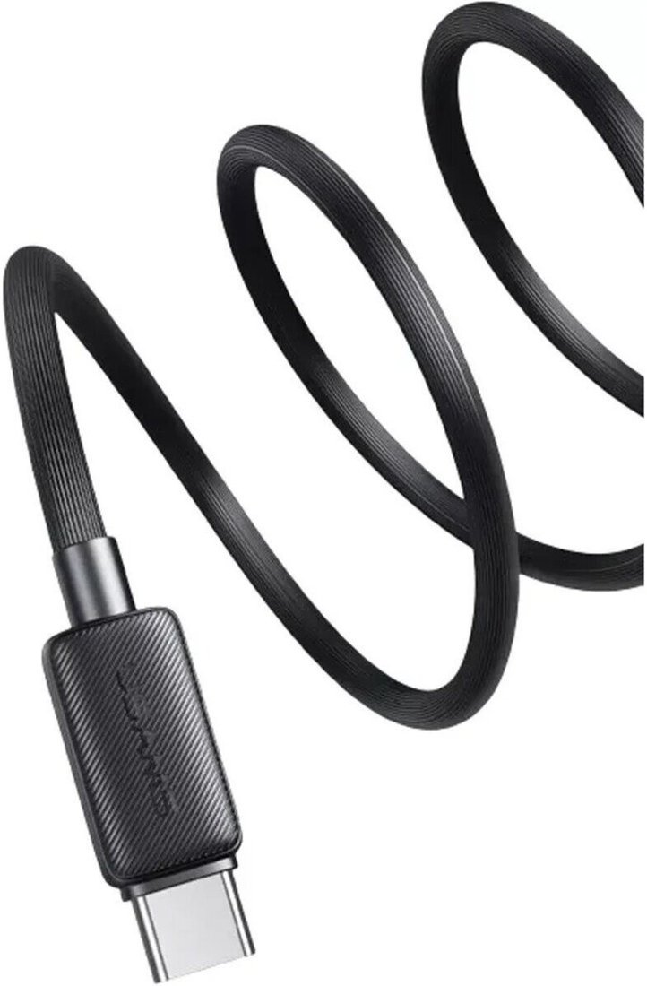 Кабель Usams US-SJ696 USB Type-C - USB Type-C (2 м, черный)