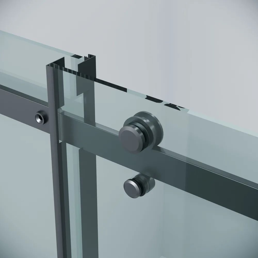 Душевой уголок Grossman Classic 140x80x195 120.K33.04.1480.21.00 (черный матовый/стекло прозрачное)