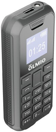 Кнопочный телефон Olmio A04 (черный)