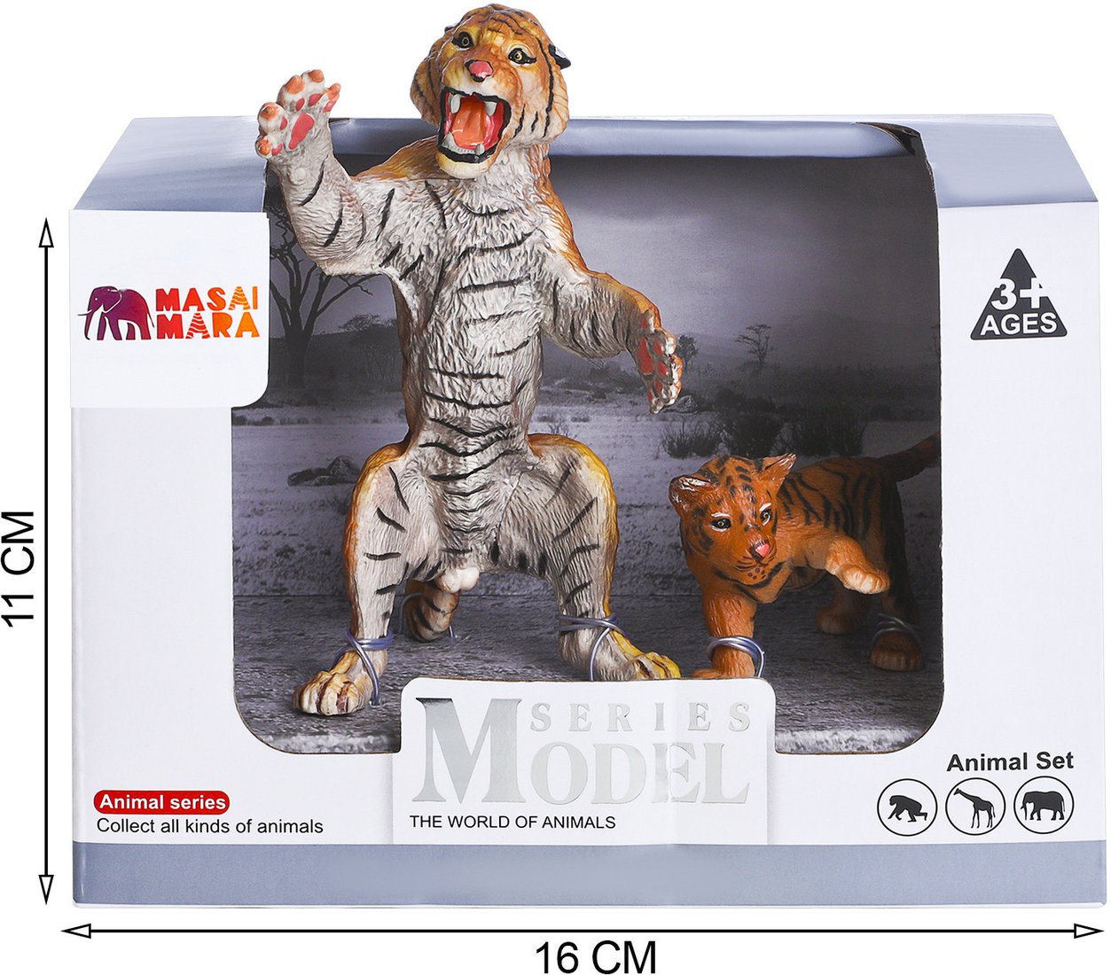 Набор фигурок Masai Mara Мир диких животных. Семья тигров MM211-123