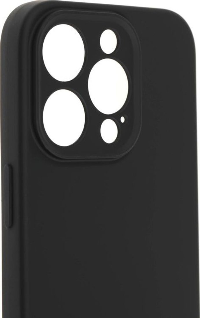 Чехол для телефона BoraSCO Microfiber Case для Apple iPhone 15 Pro 72429 (черный)