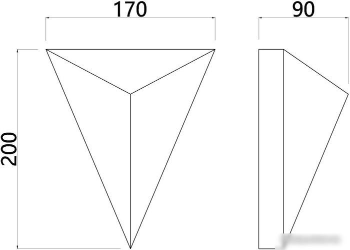 Бра Arte Lamp Trapeze A2033AP-1PB
