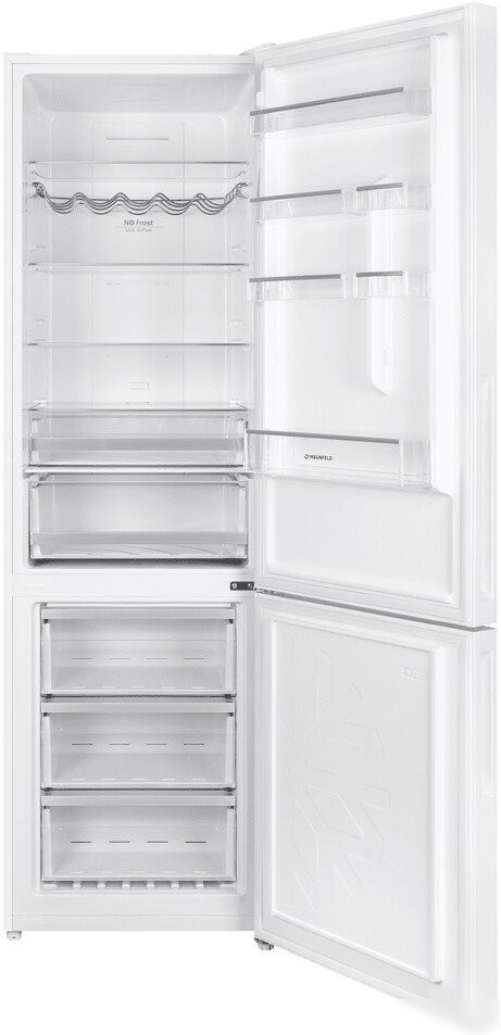 Холодильник MAUNFELD MFF200NFW Inverter