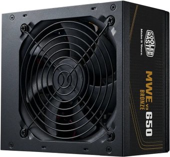 Блок питания Cooler Master MWE Bronze 650 V3 MPE-6501-ACAAW-3BEU