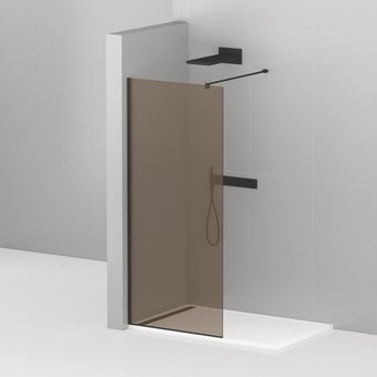Душевая стенка Cezares LIBERTA-L-1-90-120-BR-NERO