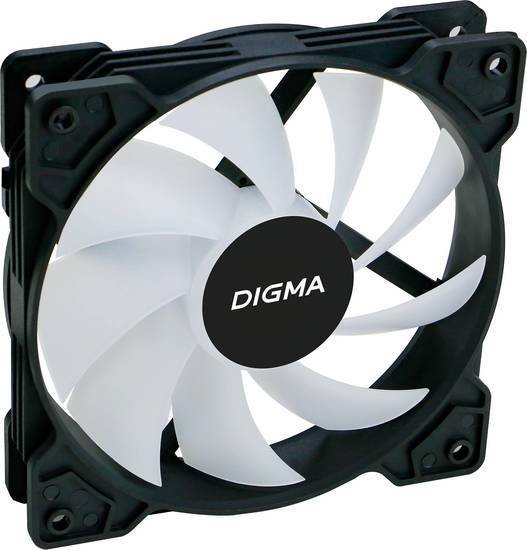 Вентилятор для корпуса Digma DFAN-FRGB1