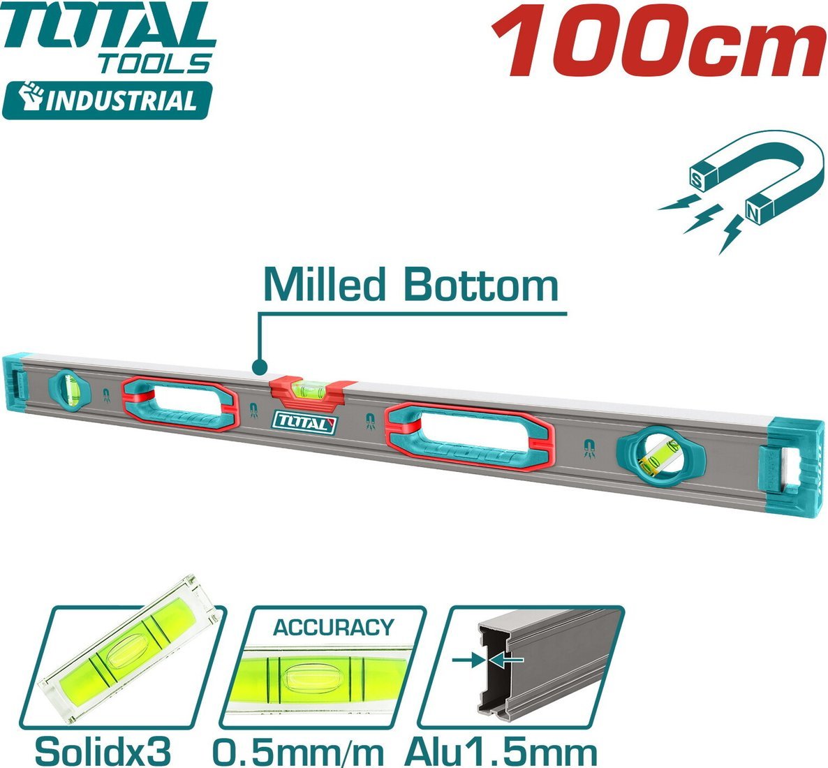 Уровень строительный Total TMT210028M