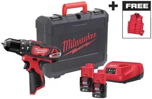 Ударная дрель-шуруповерт Milwaukee M12 BPDMC-202C 4933499465 (с 2-мя АКБ, кейс) Ударная дрель-шуруповерт Milwaukee M12 BPDMC-202C 4933499465 (с 2-мя АКБ, кейс)