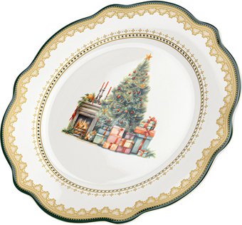 Тарелка обеденная Fissman Christmas Eve 13756
