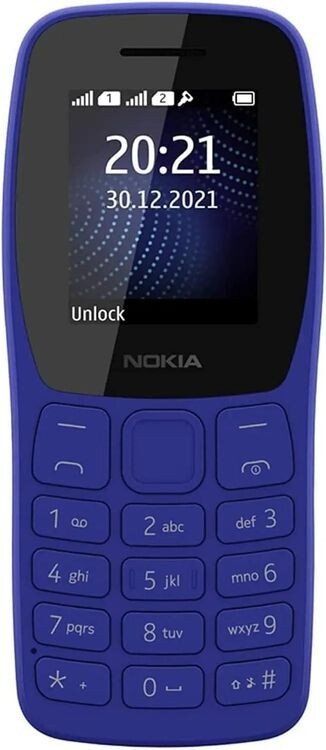 Кнопочный телефон Nokia 105 4G (2023) Dual SIM TA-1551 (синий)