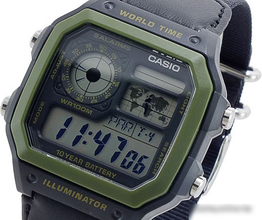 Наручные часы Casio AE-1200WHB-1B