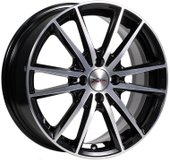Литые диски X'trike X-129 16x6.5" 4x100мм DIA 54.1мм ET 48мм BK/FP