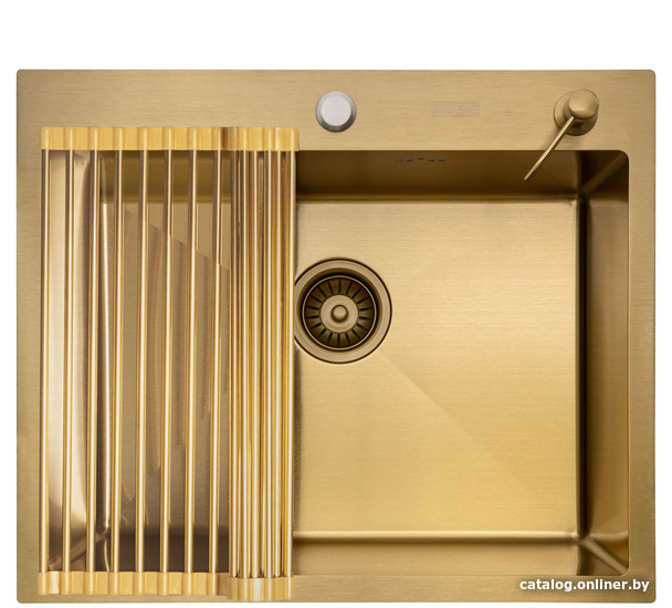 Кухонная мойка ARFEKA ECO AR мойка 600*500, роллер-мат, дозатор Gold