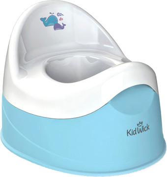Детский горшок Kidwick Дуэт KW100204 (голубой/белый)